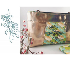 Stickdatei - Garden Flowers Lineart 2 Margarite